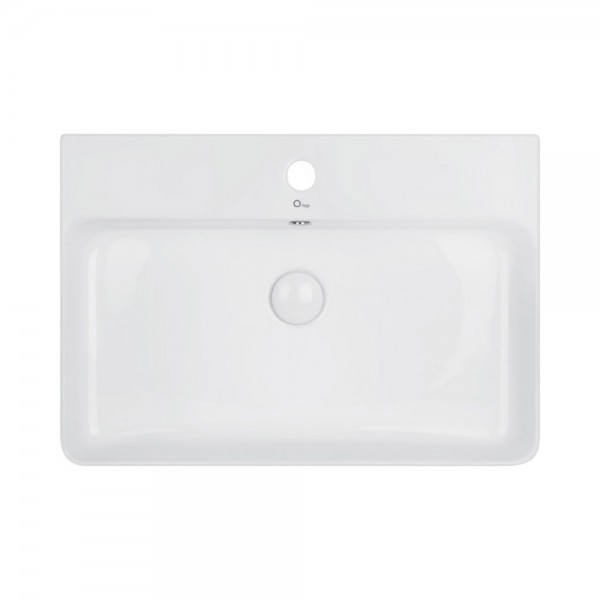 

Раковина Qtap Nando 600х420х130 White с донным клапаном QT1211K404W