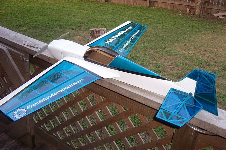 

Самолёт р/у Precision Aerobatics Katana Mini 1020мм KIT (синий)