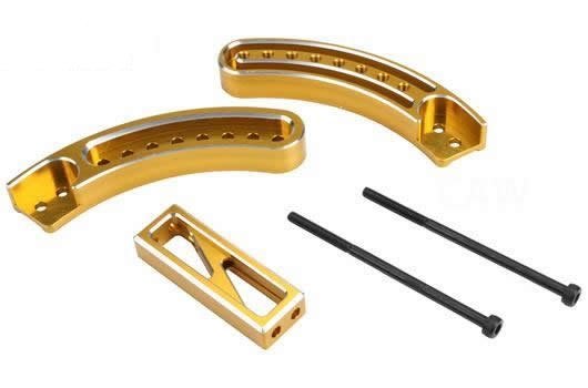 

Team Magic E6 The Fifth Wheel Mutiangle Adjusting Mount Gold