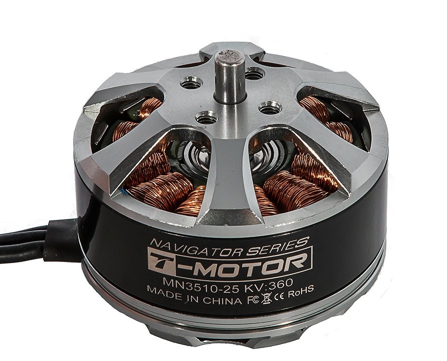 

Мотор T-Motor MN3510-25 KV360 3-6S 330W для мультикоптеров