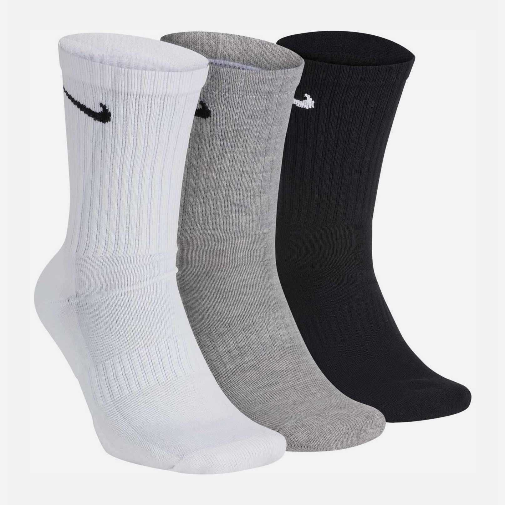 

Набор носков Nike U Nk Everyday Cush Crew 3Pr SX7664-901 - (S) 3 пары Черный/Белый/Серый, Набор носков Nike U Nk Everyday Cush Crew 3Pr SX7664-901 34-36 (S) 3 пары Черный/Белый/Серый