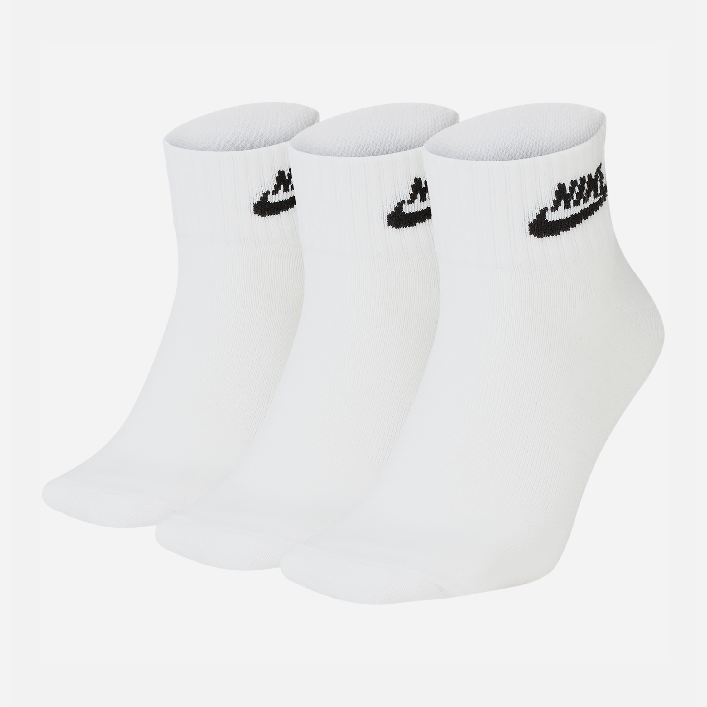 

Набор носков Nike SK0110-101 U NK NSW EVRY ESSENTIAL ANKLE 3PR S (34–38) 3 пары Белый