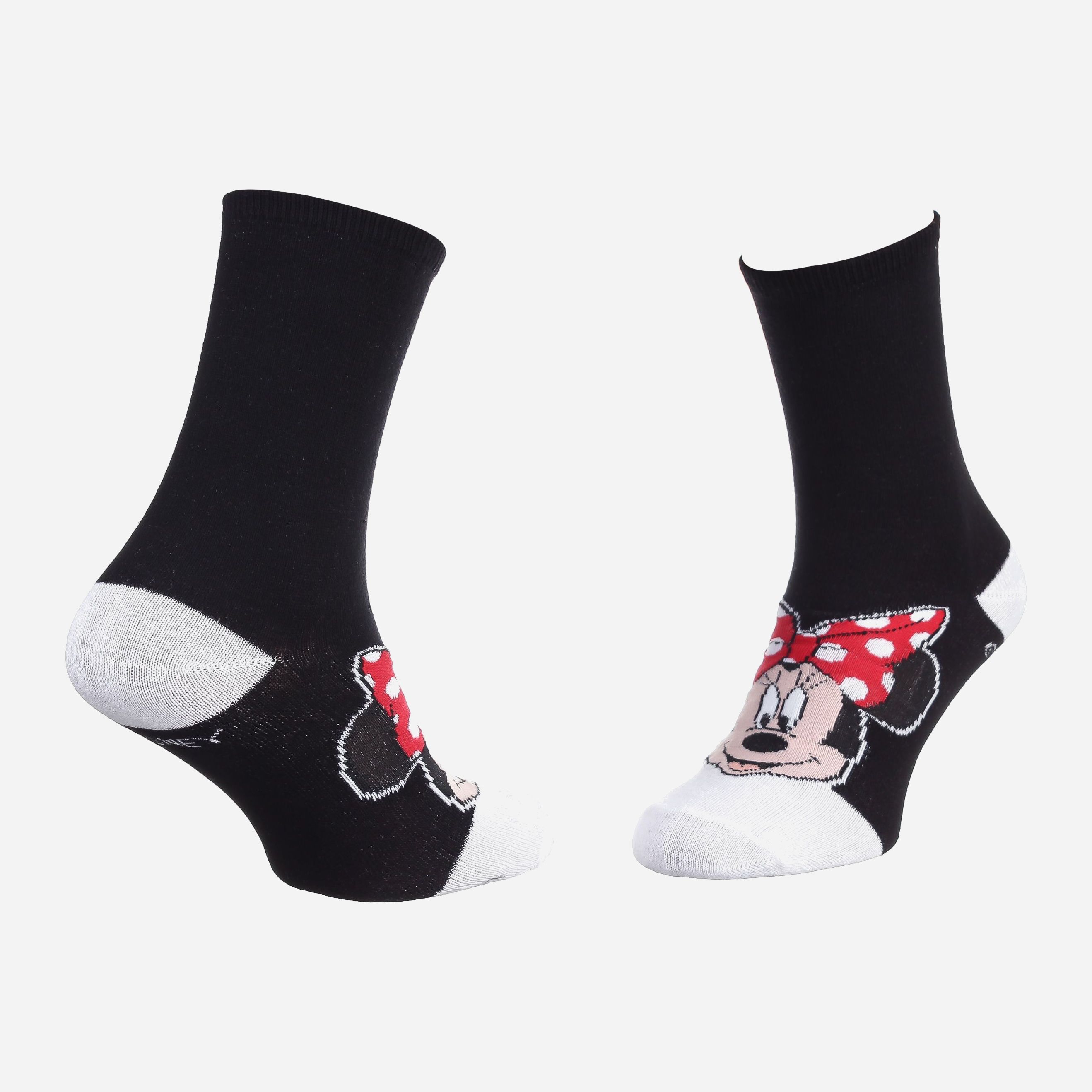 

Носки Disney Minnie 13893120-5 - Черно-белые, Носки Disney Minnie 13893120-5 36-41 Черно-белые