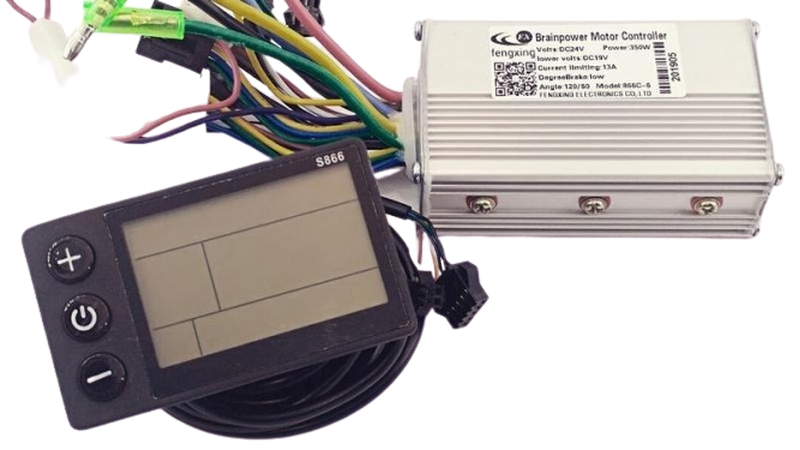 

Контроллер электровелосипеда с дисплеем 350W 24V C24 866C-6 (16642)