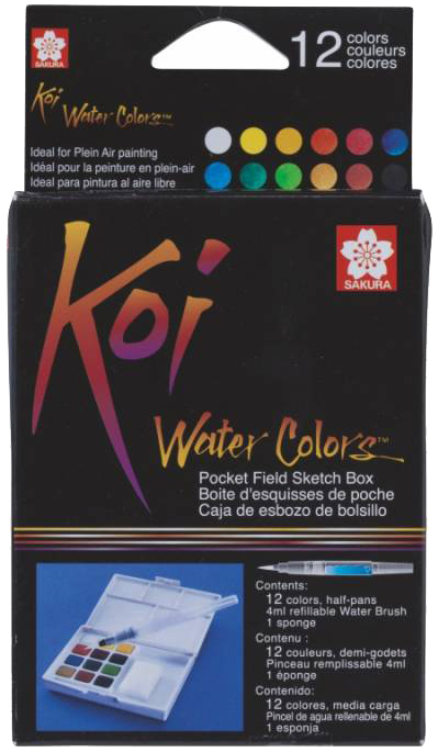

Набор акварельных красок Sakura Koi Watercolors Sketchbox 12 цветов (084511383821)