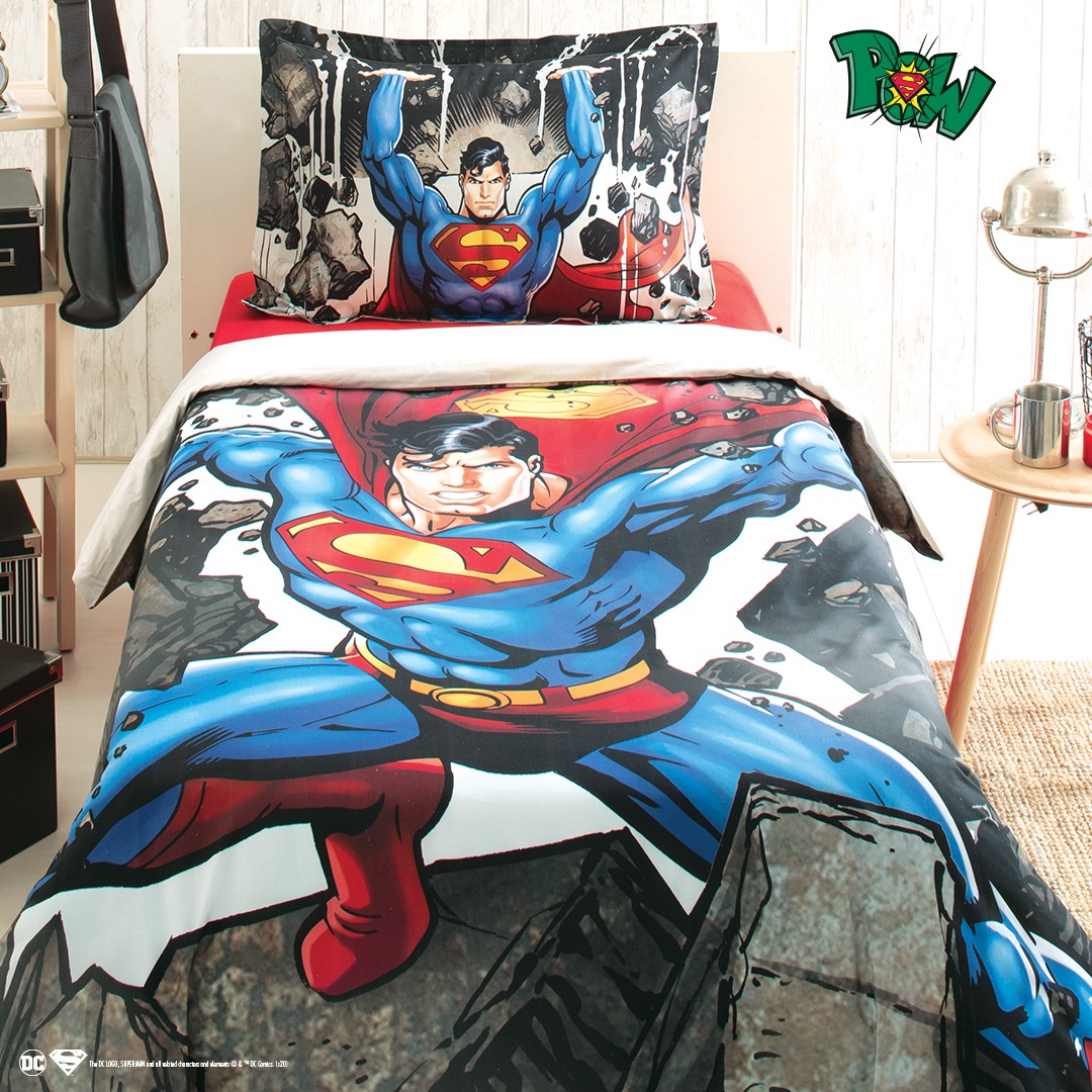 

Постільна білизна Ozdilek Ranforce 160х220 Superman