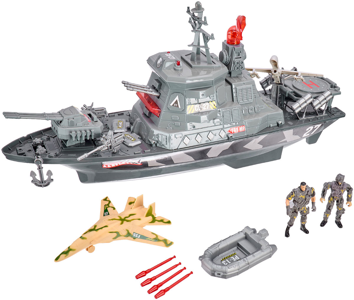 

Игровой набор ZIPP Toys Z military team Военный корабль (5320059)