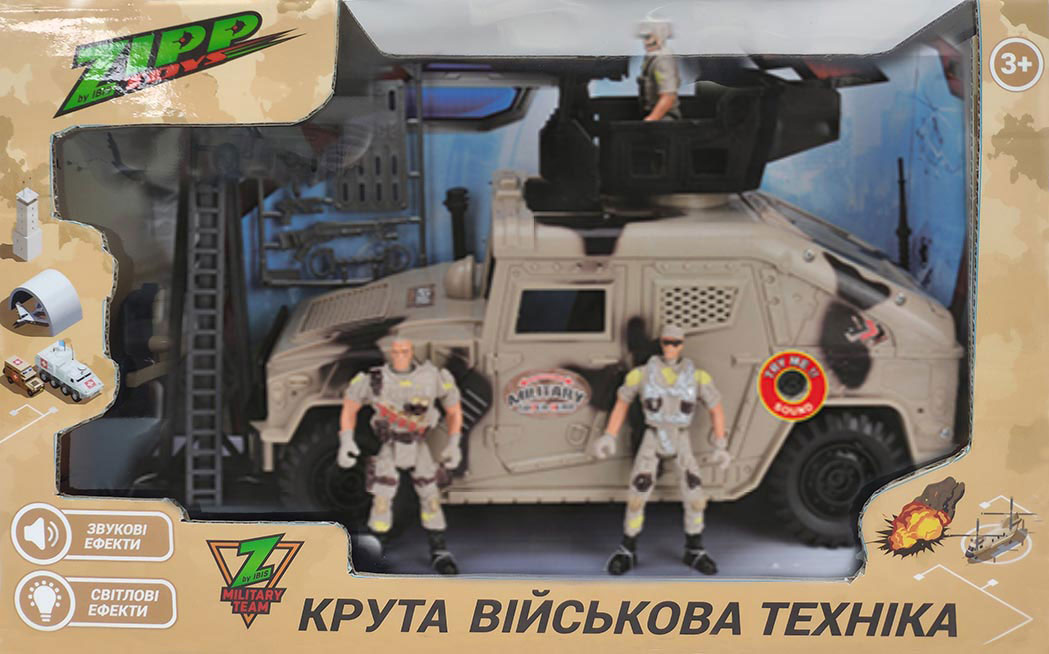 

Игровой набор ZIPP Toys Z military team Военный внедорожник Хамви (5320067)