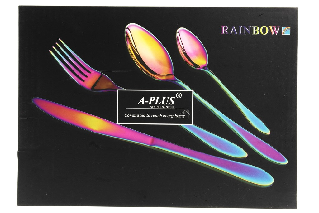 

Набор столовых предметов A-PLUS Rainbow