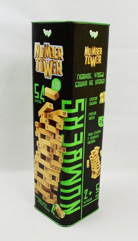 

Настольная игра Danko Toys "NUMBER TOWER" Джанга