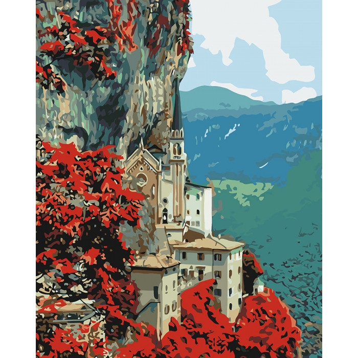 

Картина по номерам Идейка"Madonna della Corona" 40х50 см