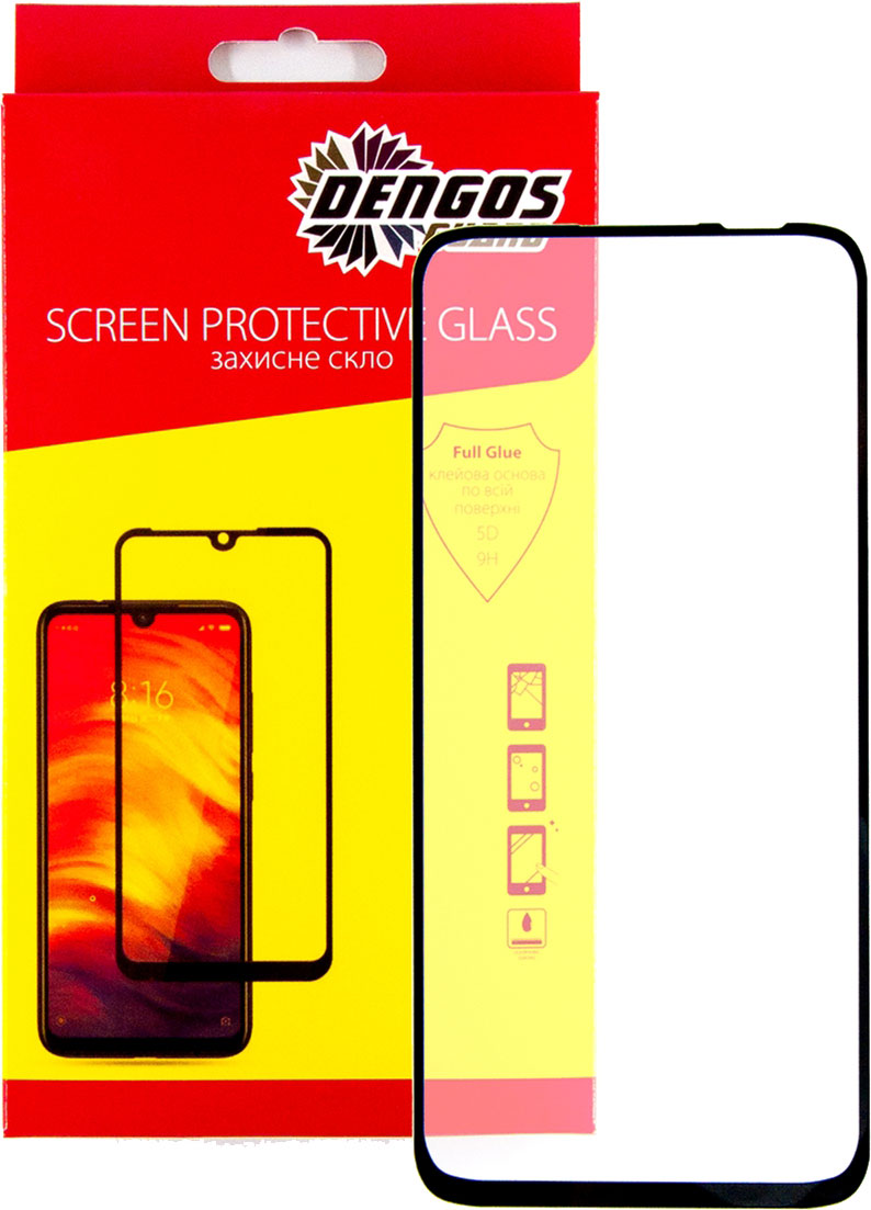 

Защитное стекло DENGOS для Huawei P40 Lite E Black (TGFG-109)