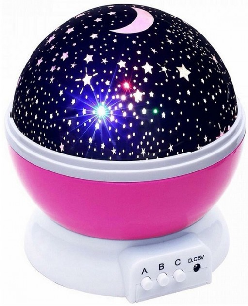 

Проектор звездного неба ночник Star Master Plus розовый