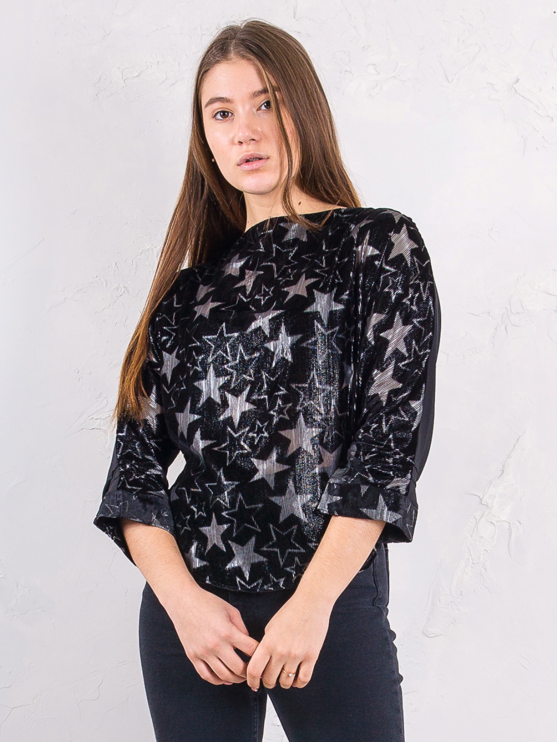 

Блузка с рукавом миди Sarah Chole 1T60840293  Черный, Блузка с рукавом миди Sarah Chole 1T60840293 XS Черный