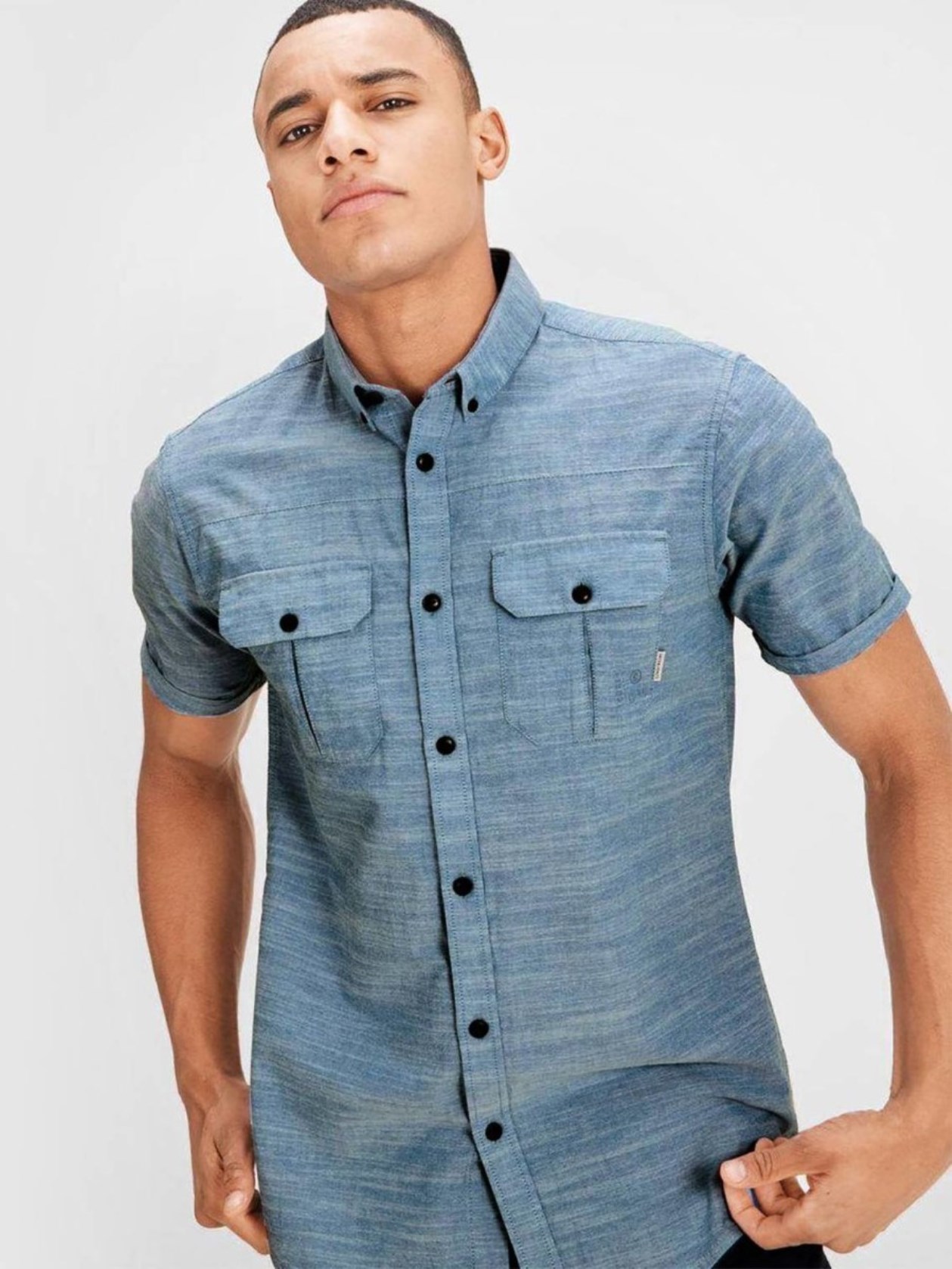 

Рубашка Jack & Jones 12108737  Синий, Рубашка Jack & Jones 12108737 M Синий