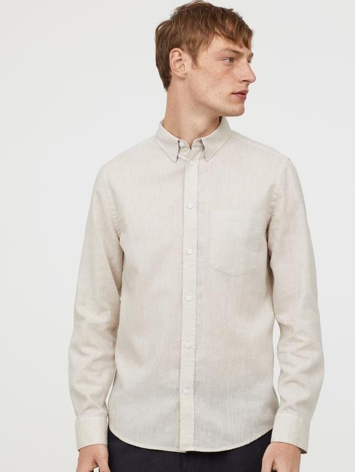 

Рубашка H&M 0636378  Белый, Рубашка H&M 0636378 2XL Белый