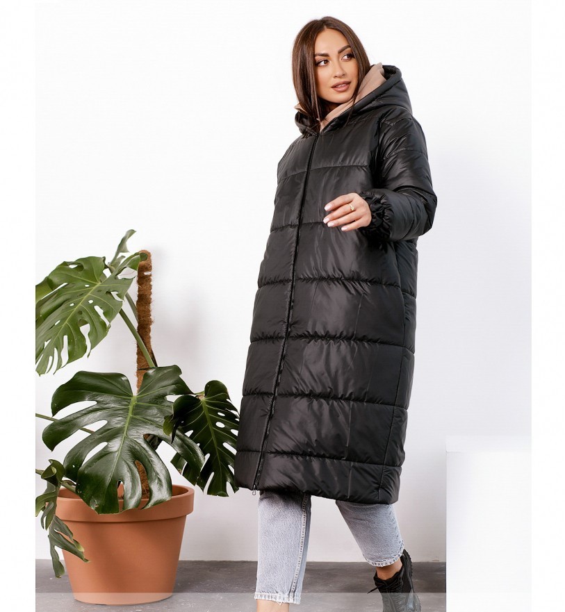 

Куртка Minova 17195-1 - Чорна, Куртка Minova 17195-1 54-56 Чорна