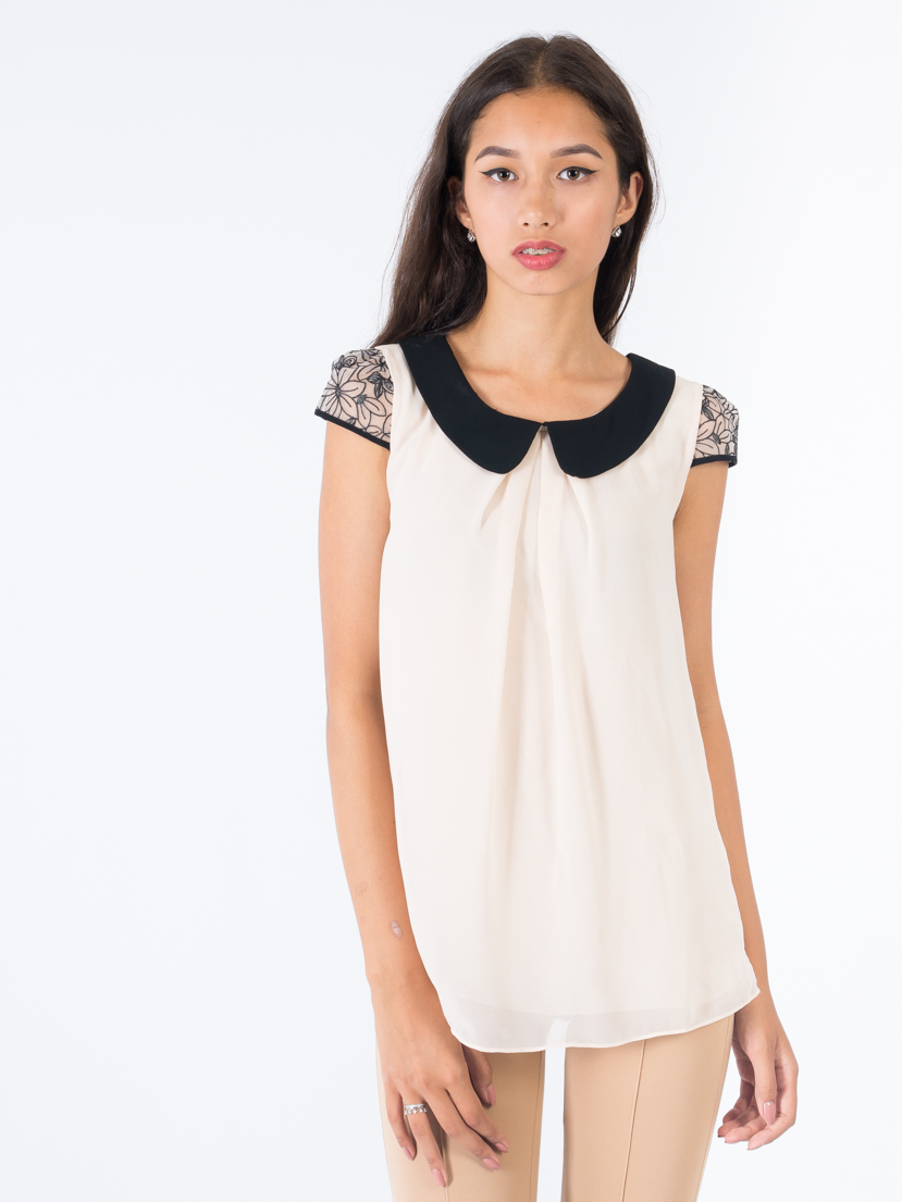

Блузка шифоновая Vero Moda TC3141  Бежевый, Блузка шифоновая Vero Moda TC3141 S Бежевый