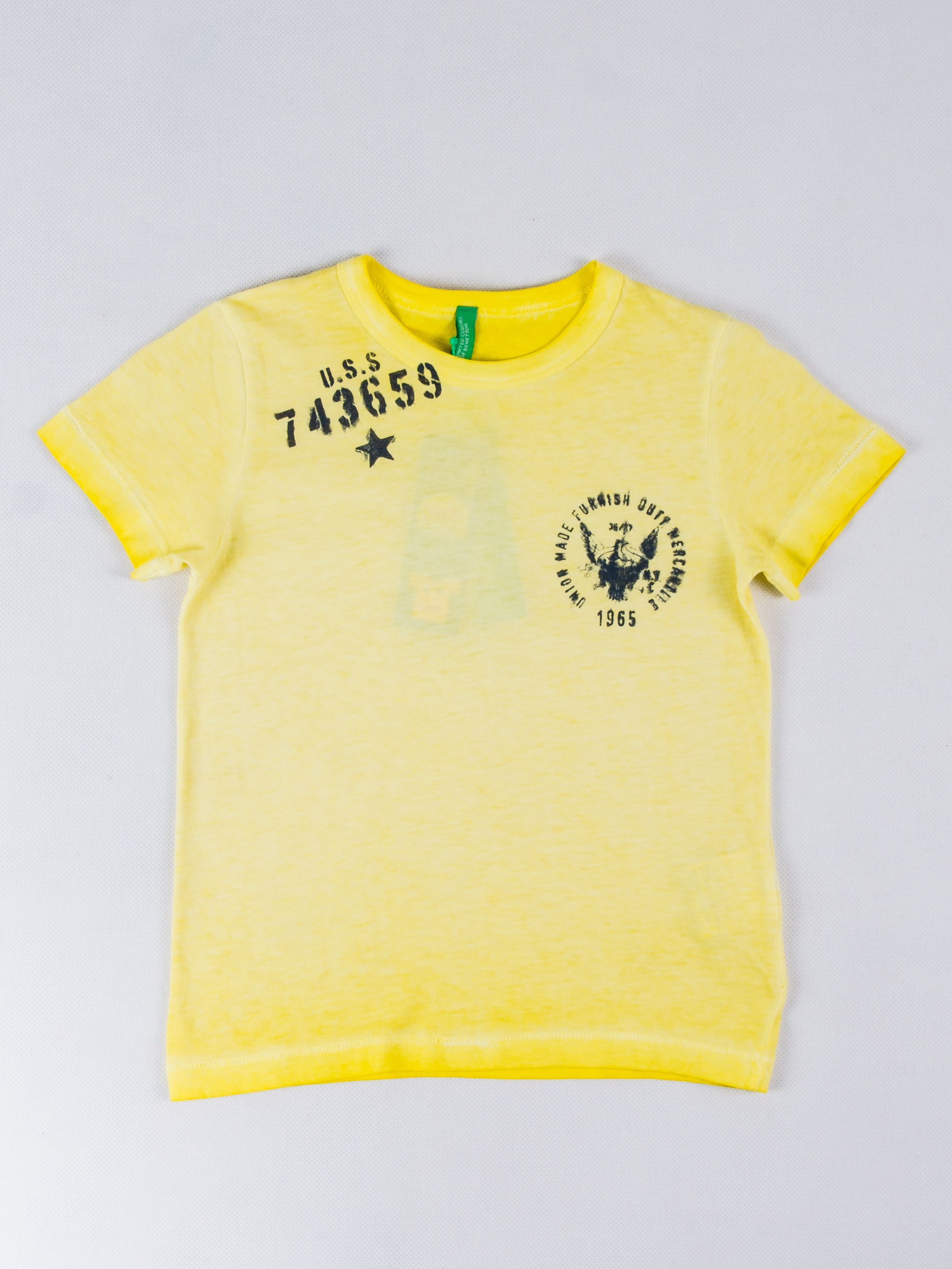 

Футболка Benetton BV-30519-68 82 cm Желтый