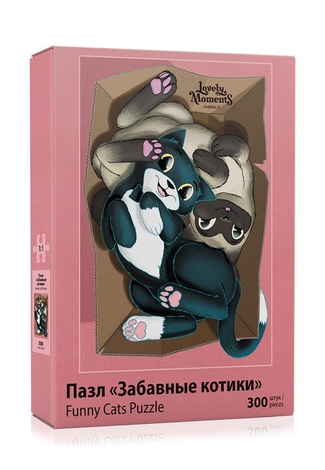 

Пазл "Кумедні котики", Faberlic, Lovely moments