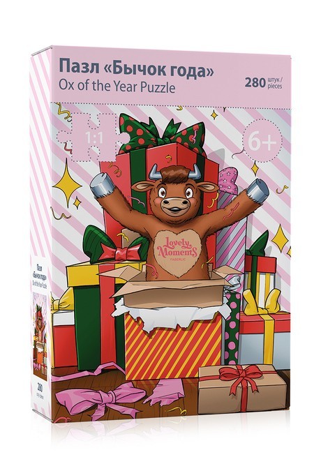 

Пазл «Бичок року», Faberlic, Lovely moments