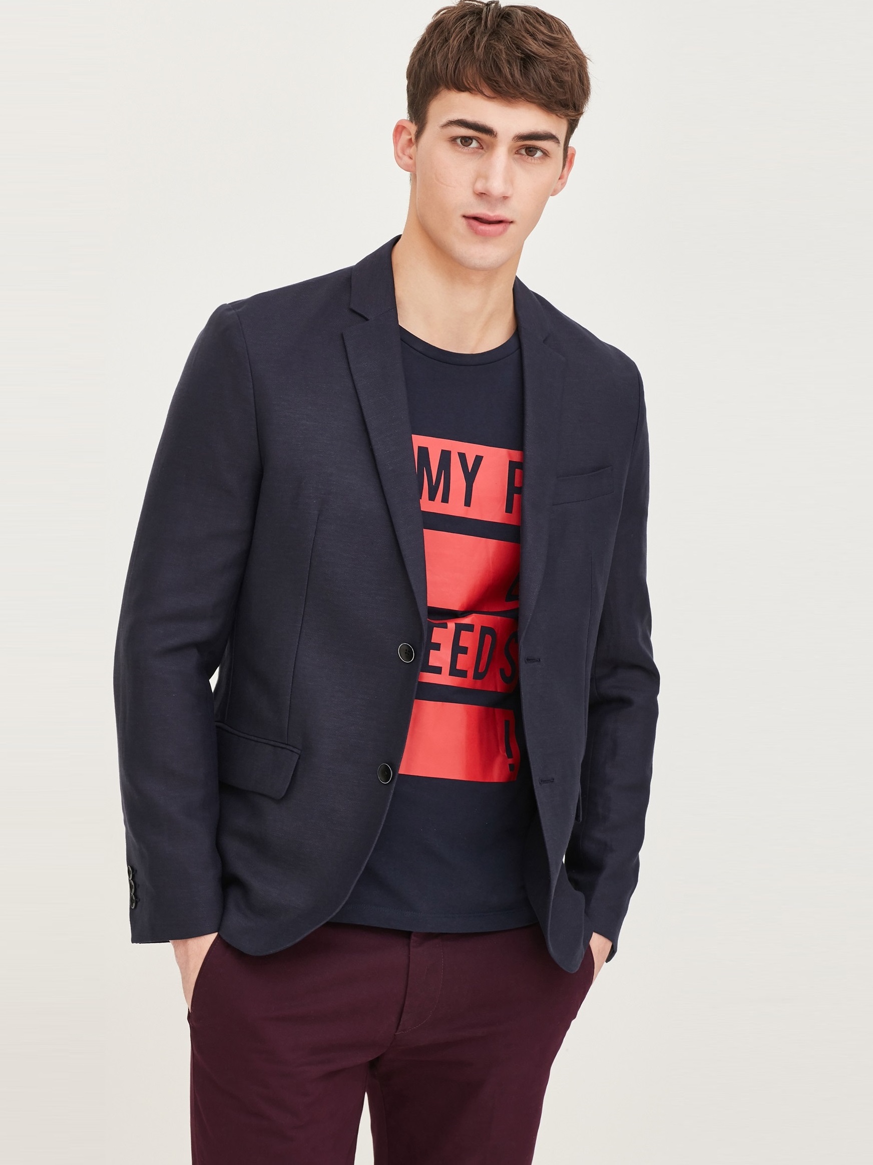 

Пиджак Jack & Jones 217108516  Синий, Пиджак Jack & Jones 217108516 XS Синий