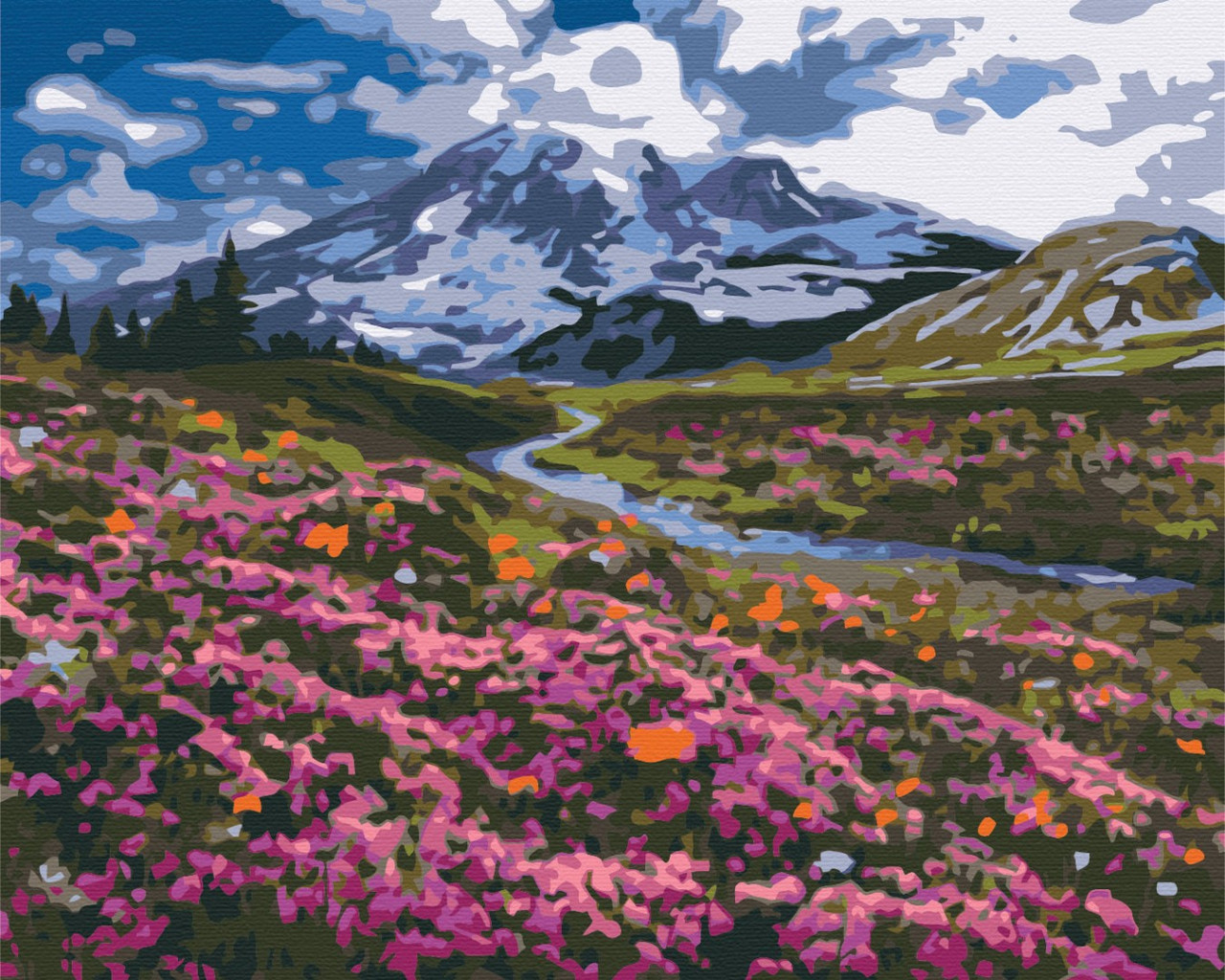 

Картина по номерам BrushMe BS34648 40*50 cм Альпийский луг