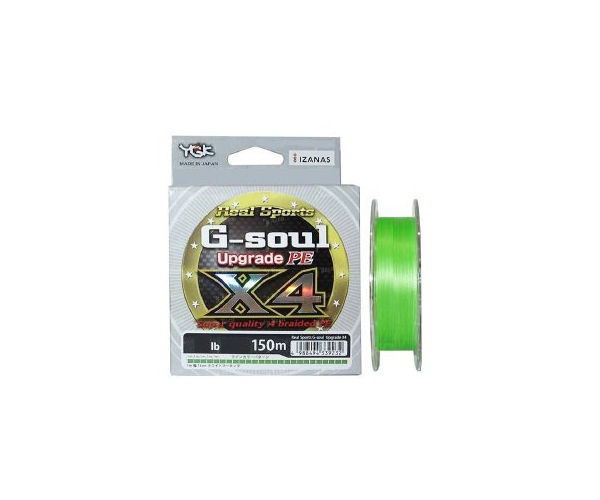 

Шнур YGK G-Soul X4 Upgrade салатовый 150m #0.3/6lb (арт.123455450037)
