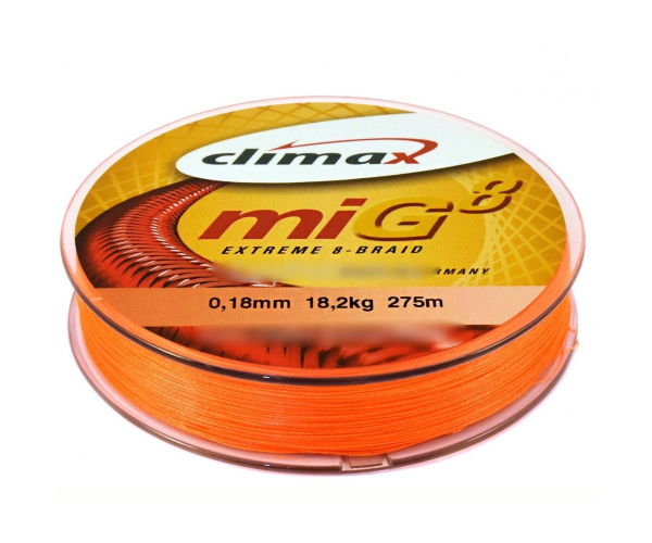 

Шнур Climax Mig Extreme 8 Braid Fluo-Orange 0.14 (арт.1234909928382)
