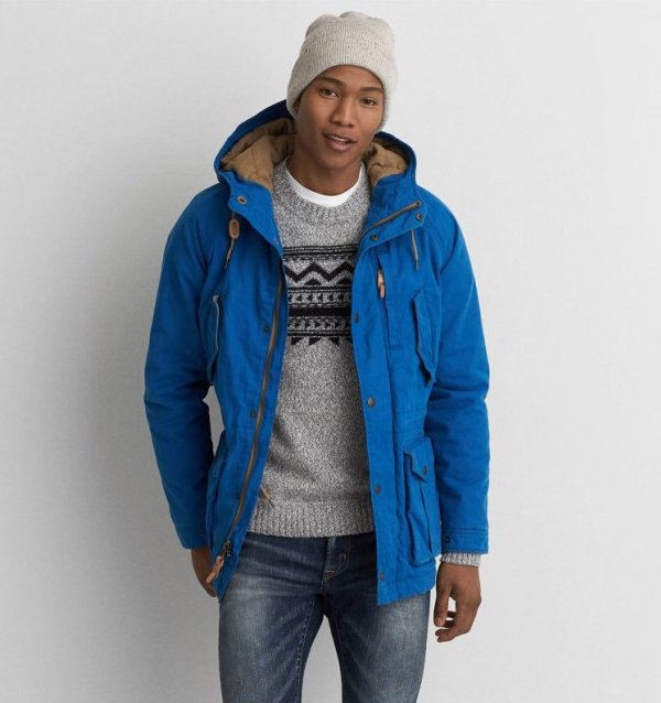 

Куртка зимняя - мужская куртка American Eagle AE0413  Синий, Куртка зимняя - мужская куртка American Eagle AE0413 L Синий