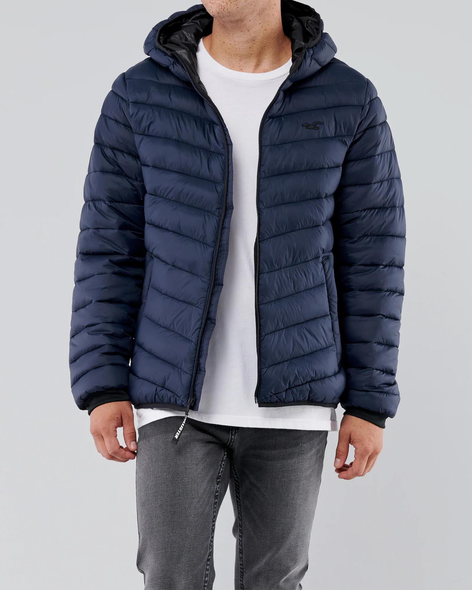 

Куртка демисезонная - мужская куртка Hollister HC8333M  Темно-синий, Куртка демисезонная - мужская куртка Hollister HC8333M M Темно-синий