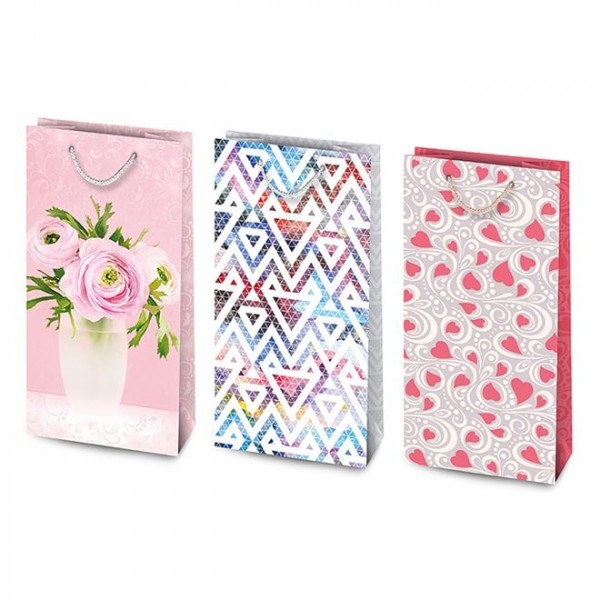 

Подарочный пакет Пакет подарочный микс 10х6х21 (10 шт.) Flora 7965 (NAT09145)