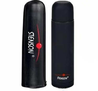 

Термос Stenson железный Soft touch 1,0л черный MMS-MT-0448