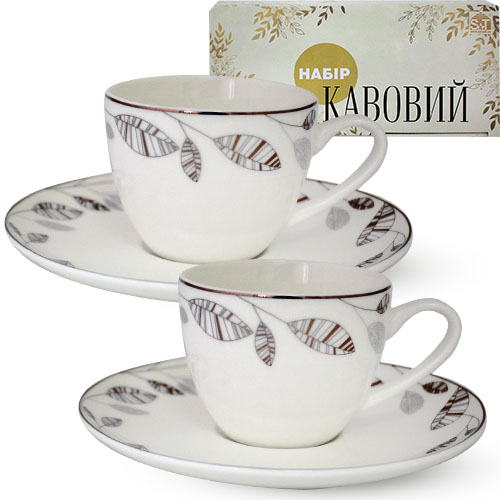 

Сервиз кофейный SNT 12пр. (чашка-110мл, блюдце-13см) Патио 1453-3