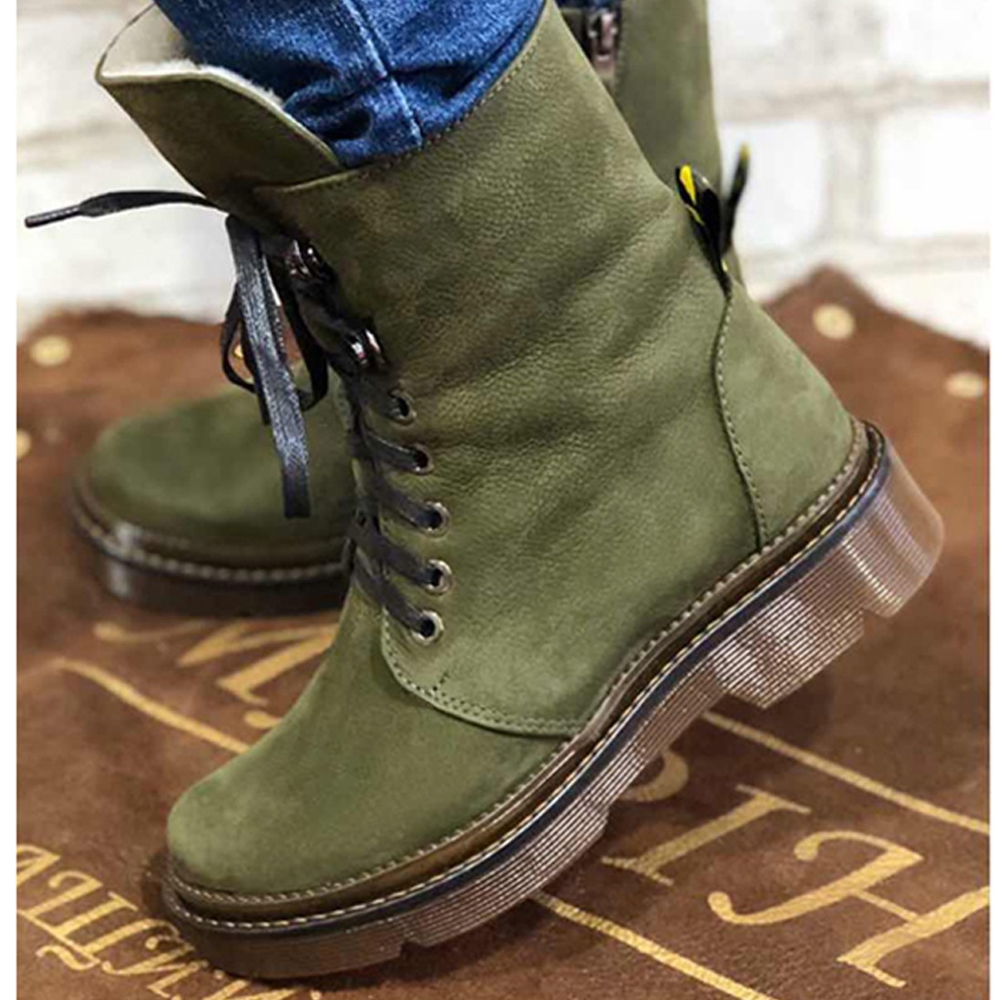 

Ботинки женские зимние Marini 37 23,5см зеленые 557