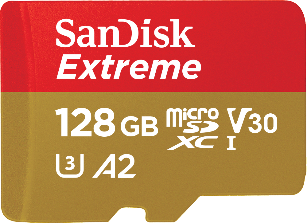 Акція на SanDisk microSDXC Extreme V30 128GB C10 UHS-I U3 (SDSQXA1-128G-GN6GN) від Rozetka UA