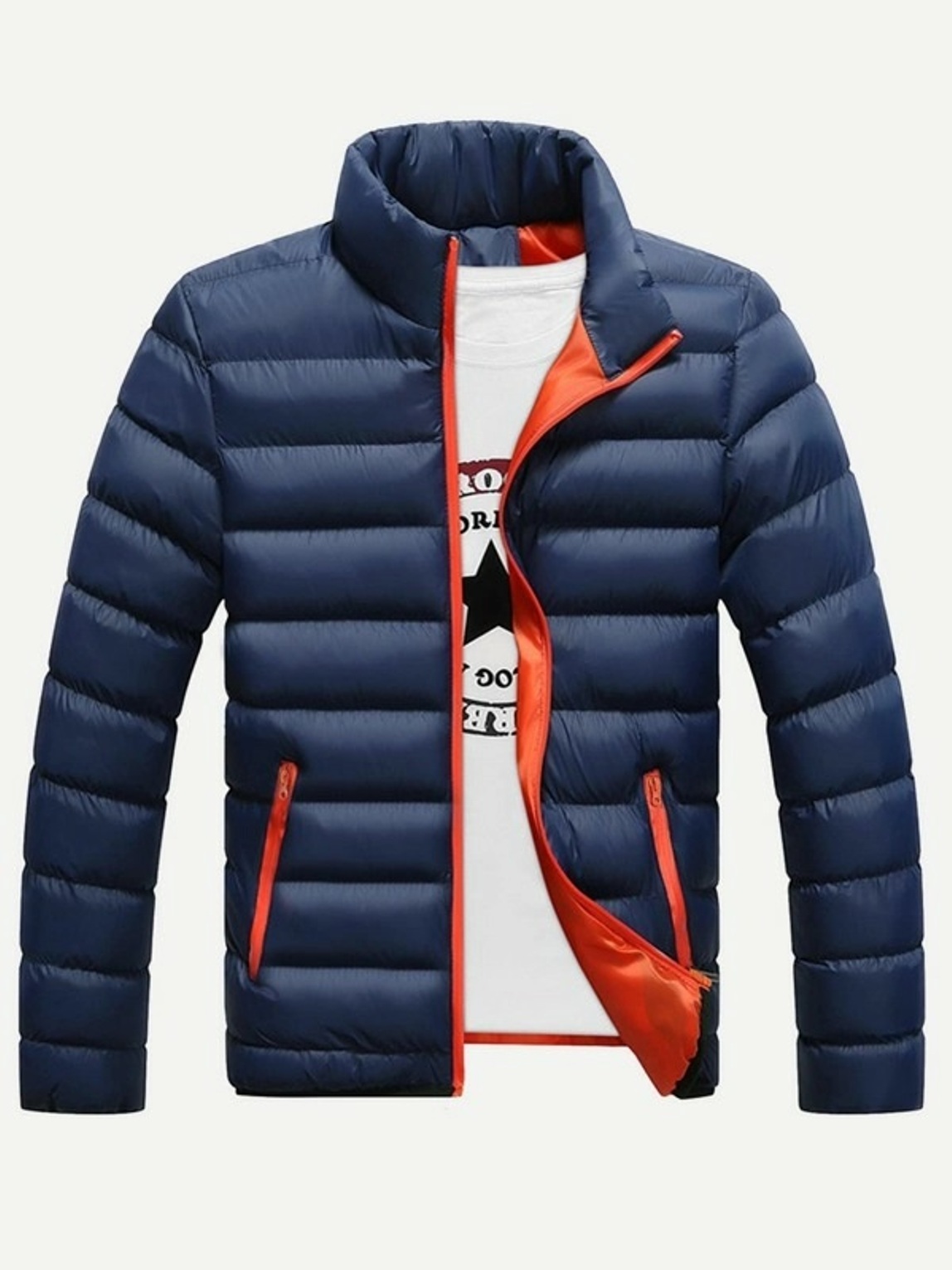 

Куртка с воротником Shein 181023054  Синий, Куртка с воротником Shein 181023054 3XL Синий