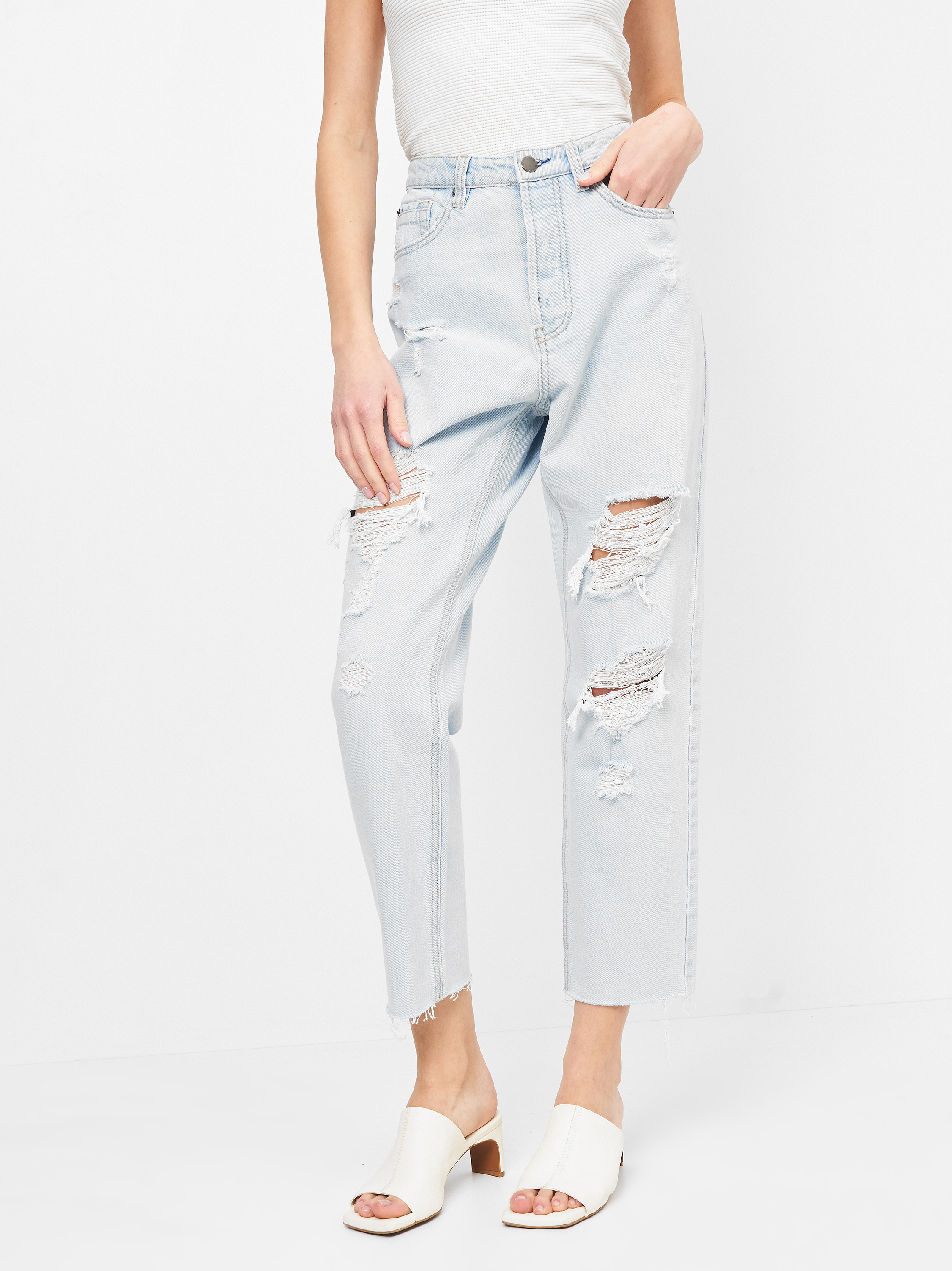 

Джинсы Stradivarius 4861/767/700 38 Голубые