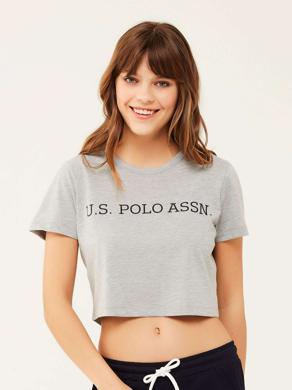 

Футболка U.. Polo Assn 16609  Серая меланж, Футболка U.S. Polo Assn 16609 S Серая меланж