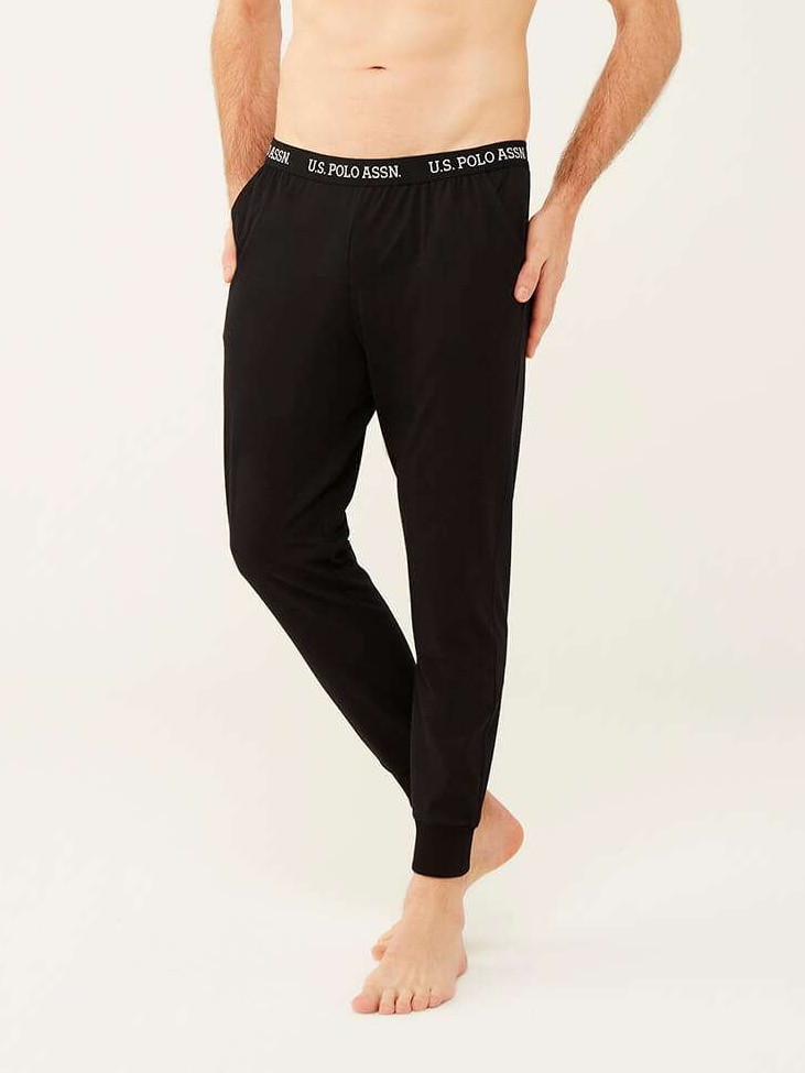

Пижамные штаны U.. Polo Assn 18470  Чёрные, Пижамные штаны U.S. Polo Assn 18470 S Чёрные