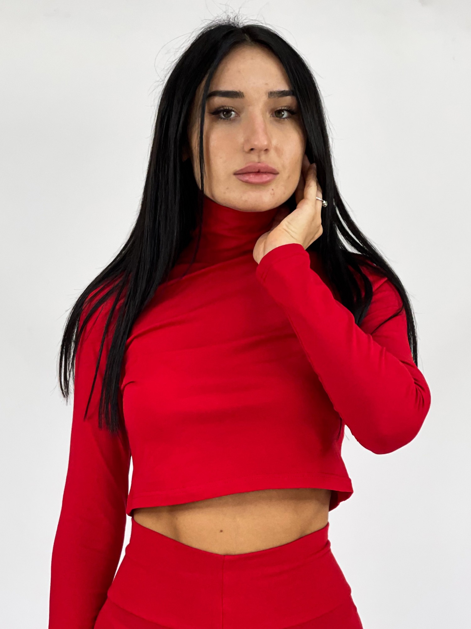 

Водолазка Baysho укороченная Кулирка XL, Красный (bk1702-300)