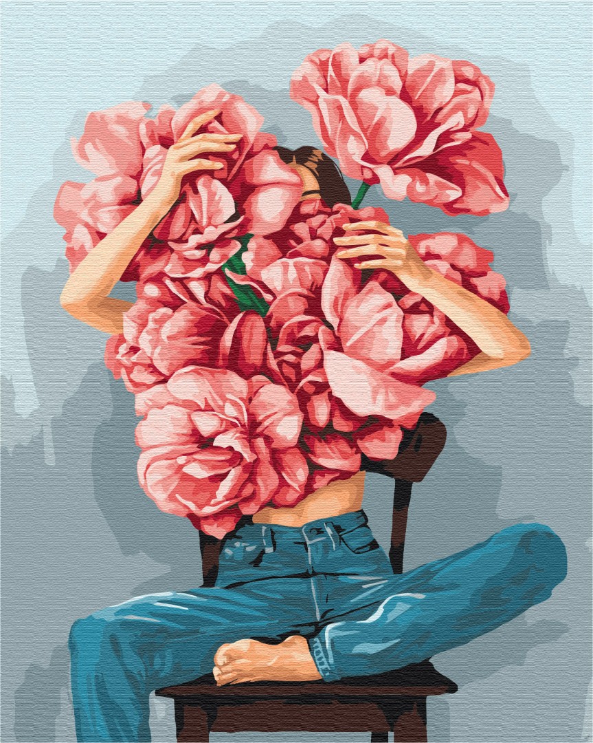 

Картина по номерам Brushme Пионы в объятиях 40×50 (BS52115)