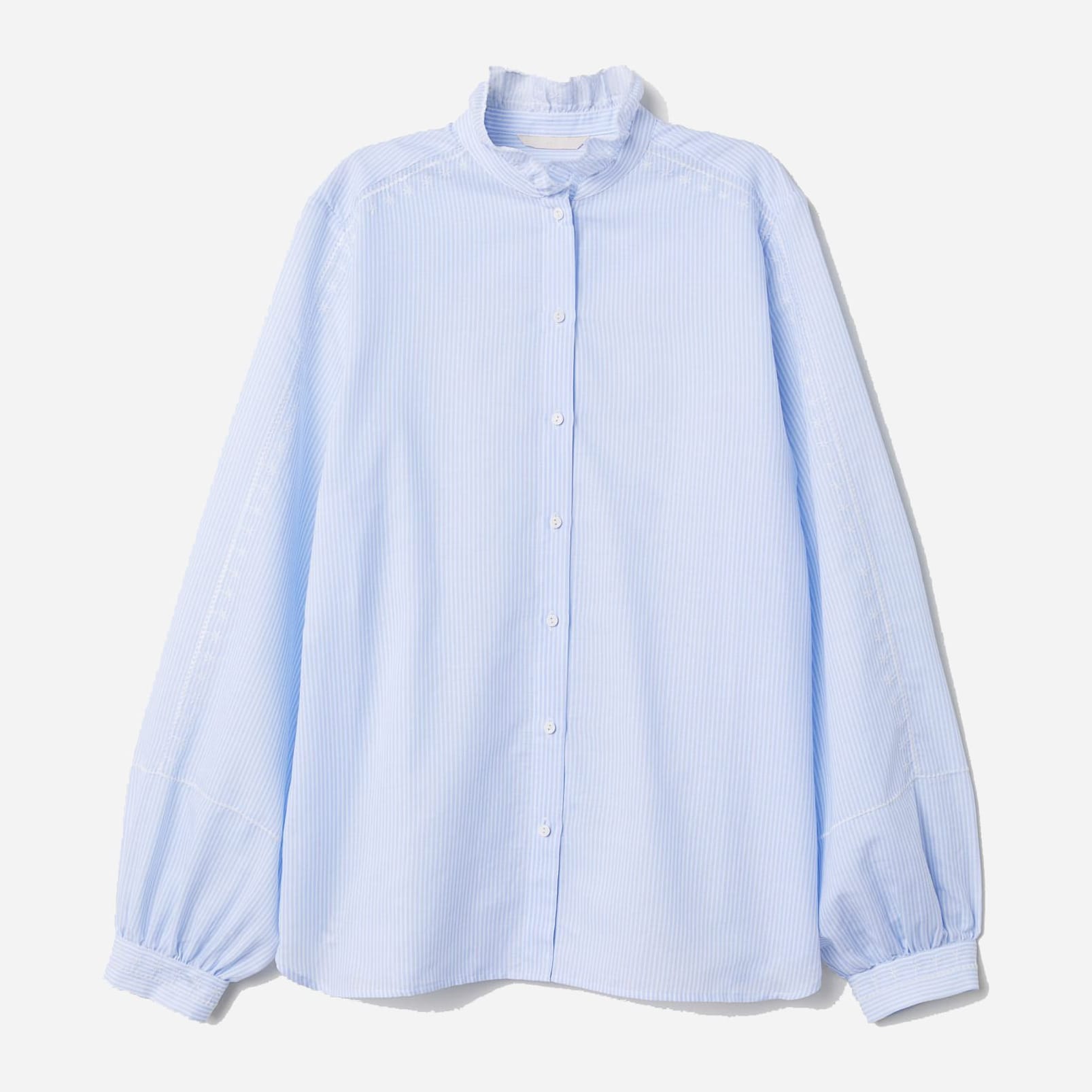 

Блузка H&M 6392077log  Голубая, Блузка H&M 6392077log 36 Голубая