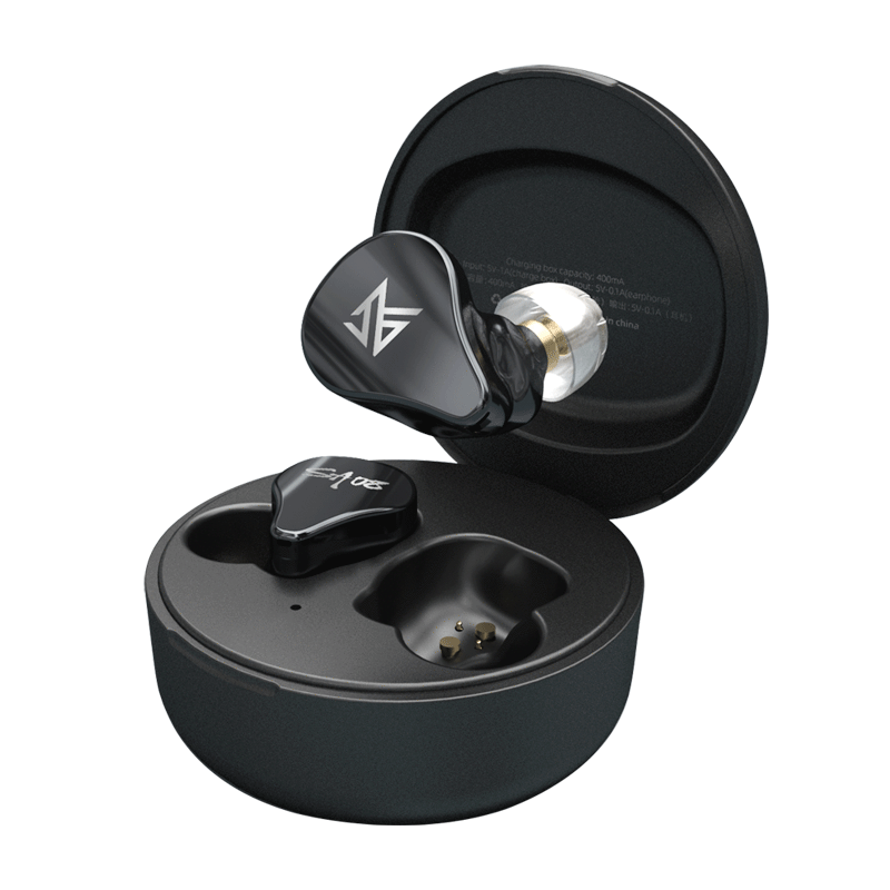 

Беспроводные Bluetooth наушники KZ SA08 с арматурными излучателями (Черный)