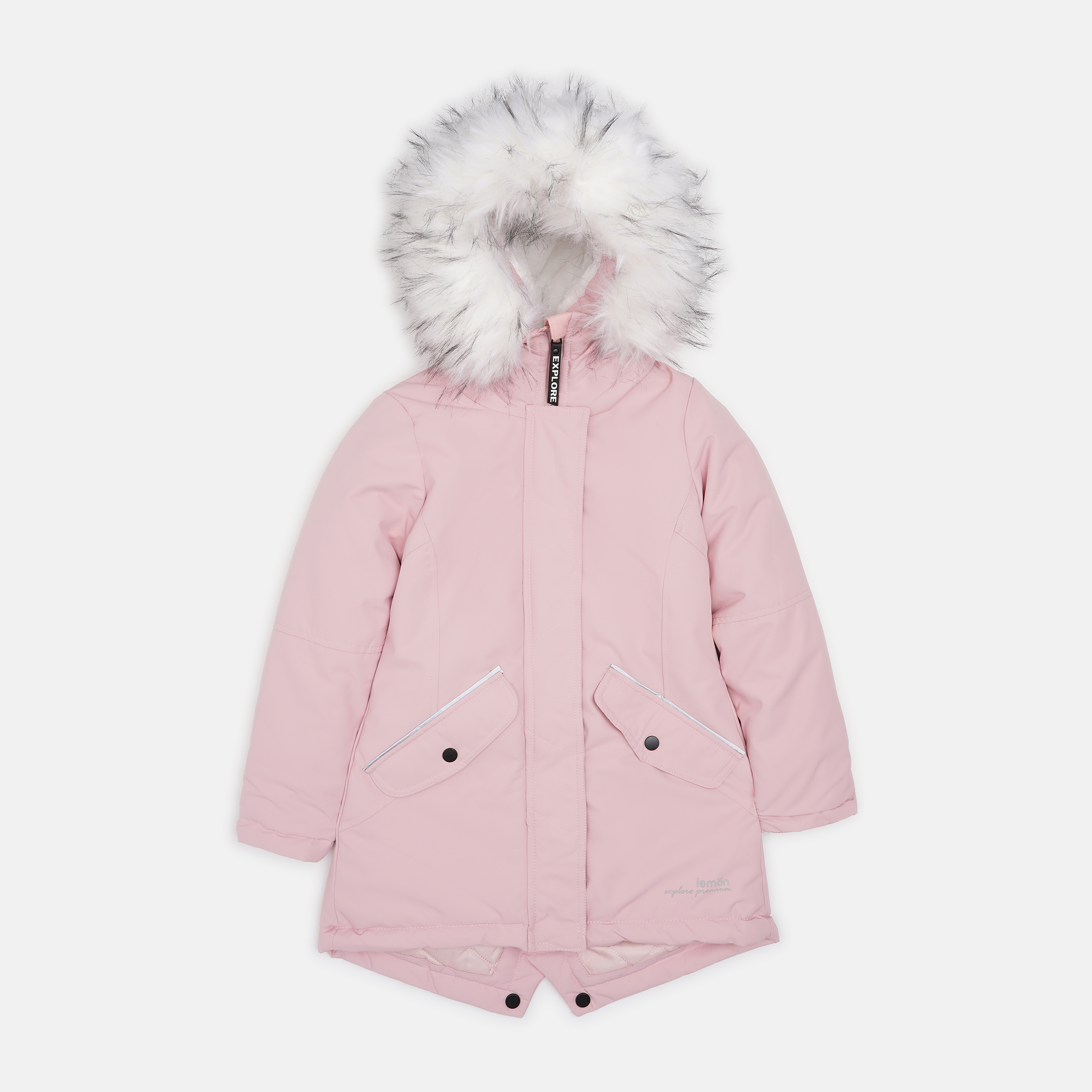 

Зимняя куртка-парка Lemon Additional Girl ZL1152101ADG 110 см Розовая