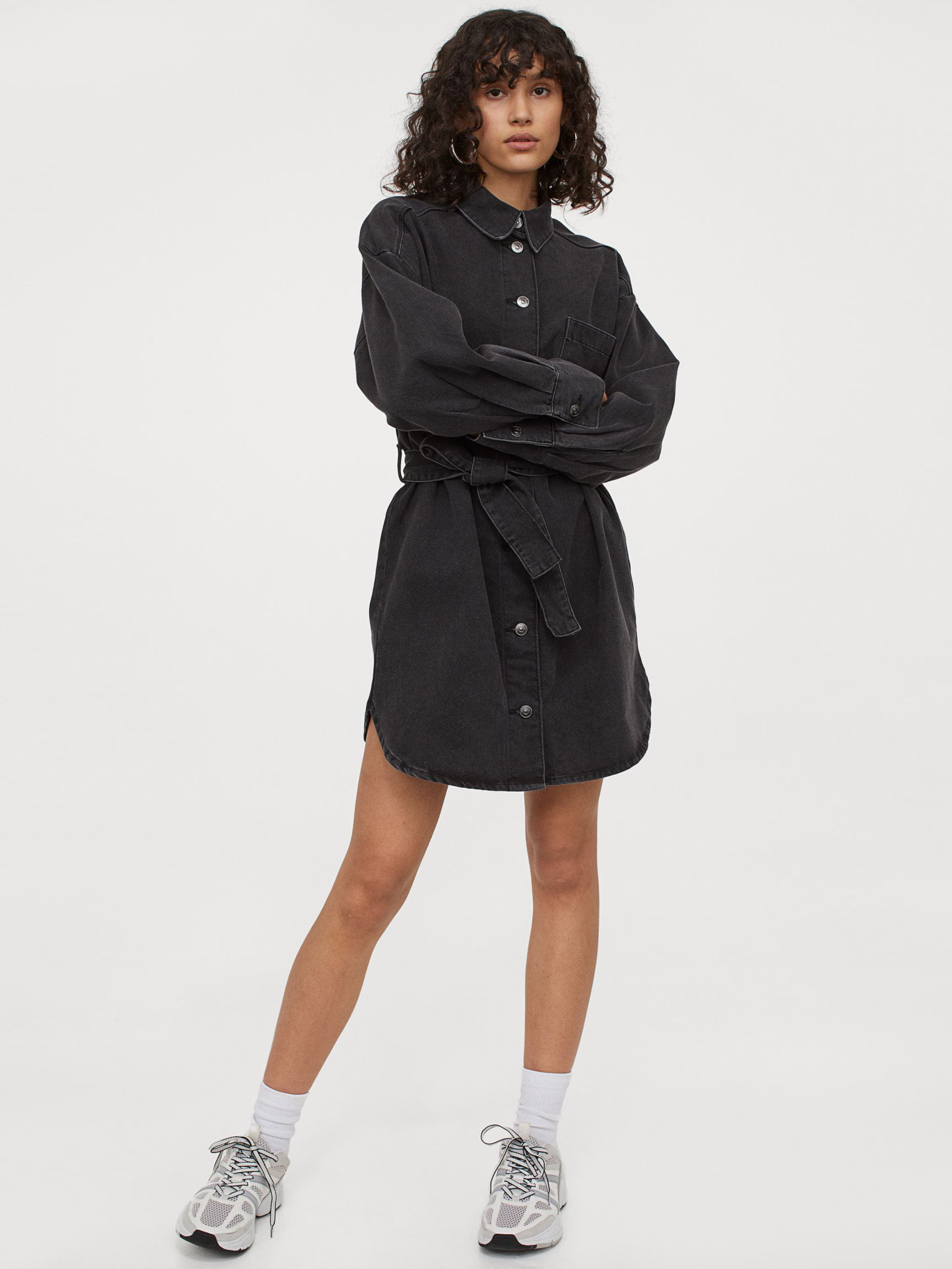 

Платье джинсовое H&M 9025283bar XL Черное