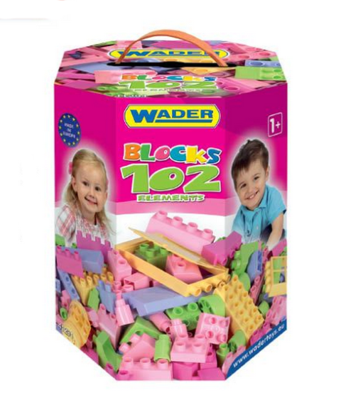 

Конструктор Wader 102 елементи (для дівчаток) 41291