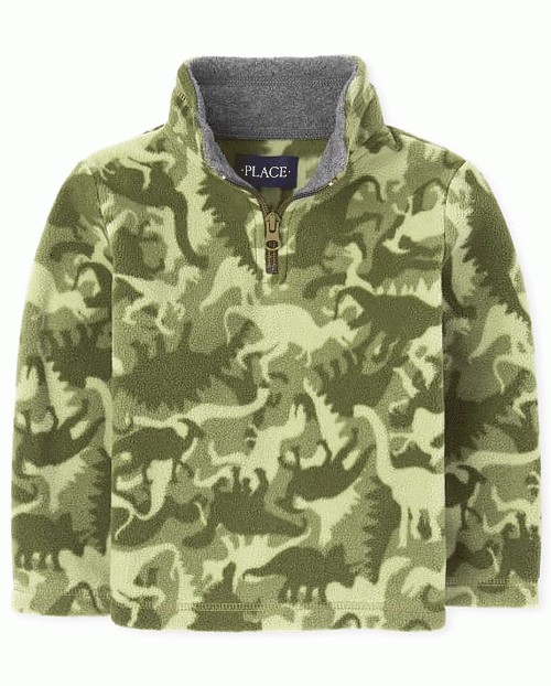 

Кофта The Children's Place для мальчика Toddler Boys Dino Camo Glacier Fleece 98 см