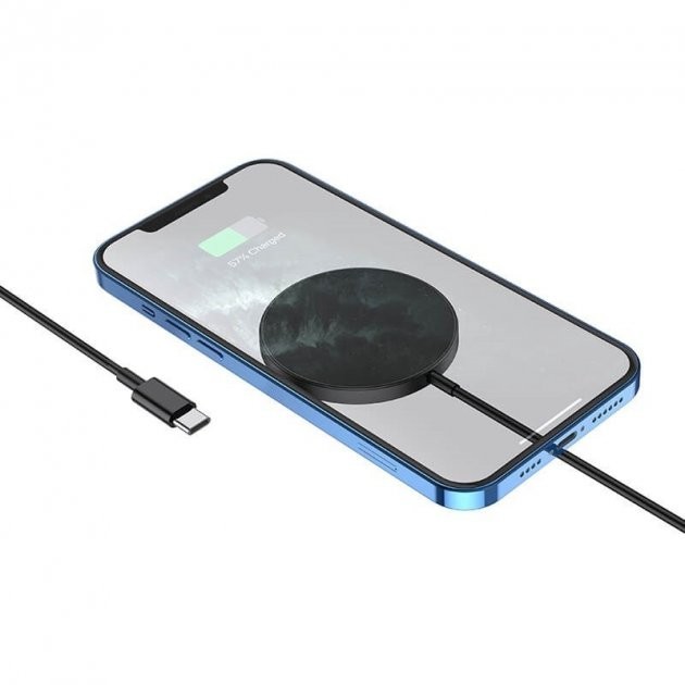 

Зарядное устройство Hoco Strong Magnit 2в1 для iPhone 12/13, Watch black