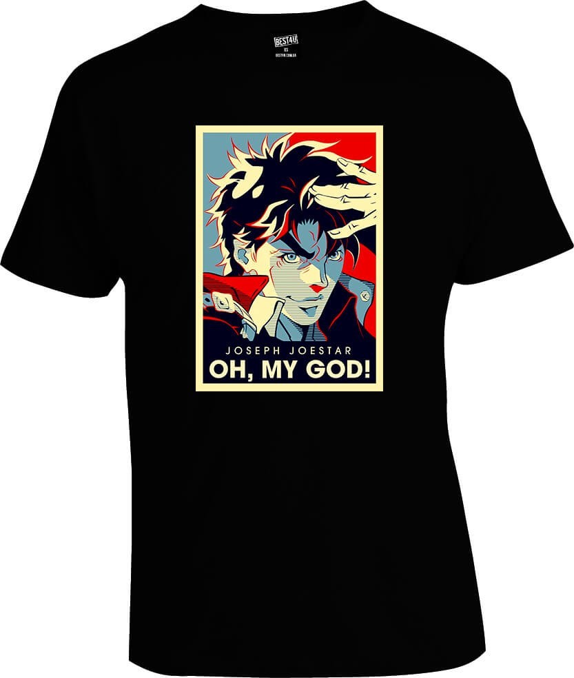 

Футболка JoJo Joseph Joestar Oh, my God Best4U Черный, Футболка JoJo Joseph Joestar Oh, my God Best4U Черный L
